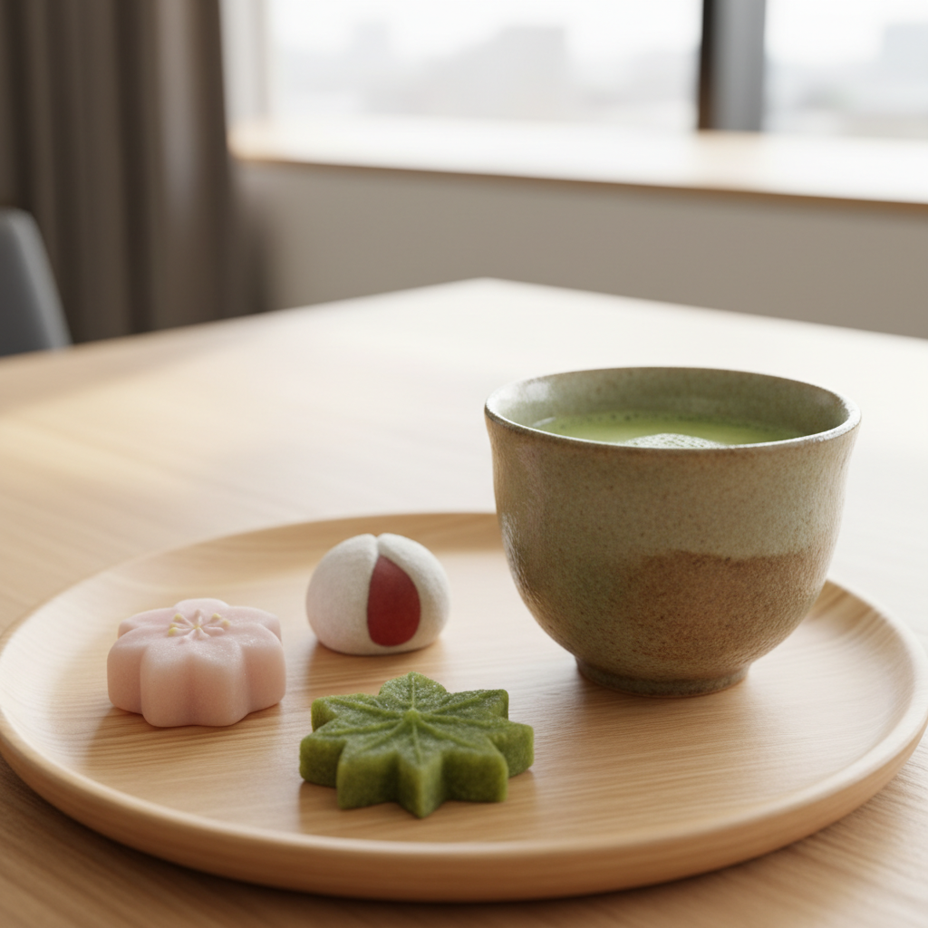 おやつ時間のワンシーン