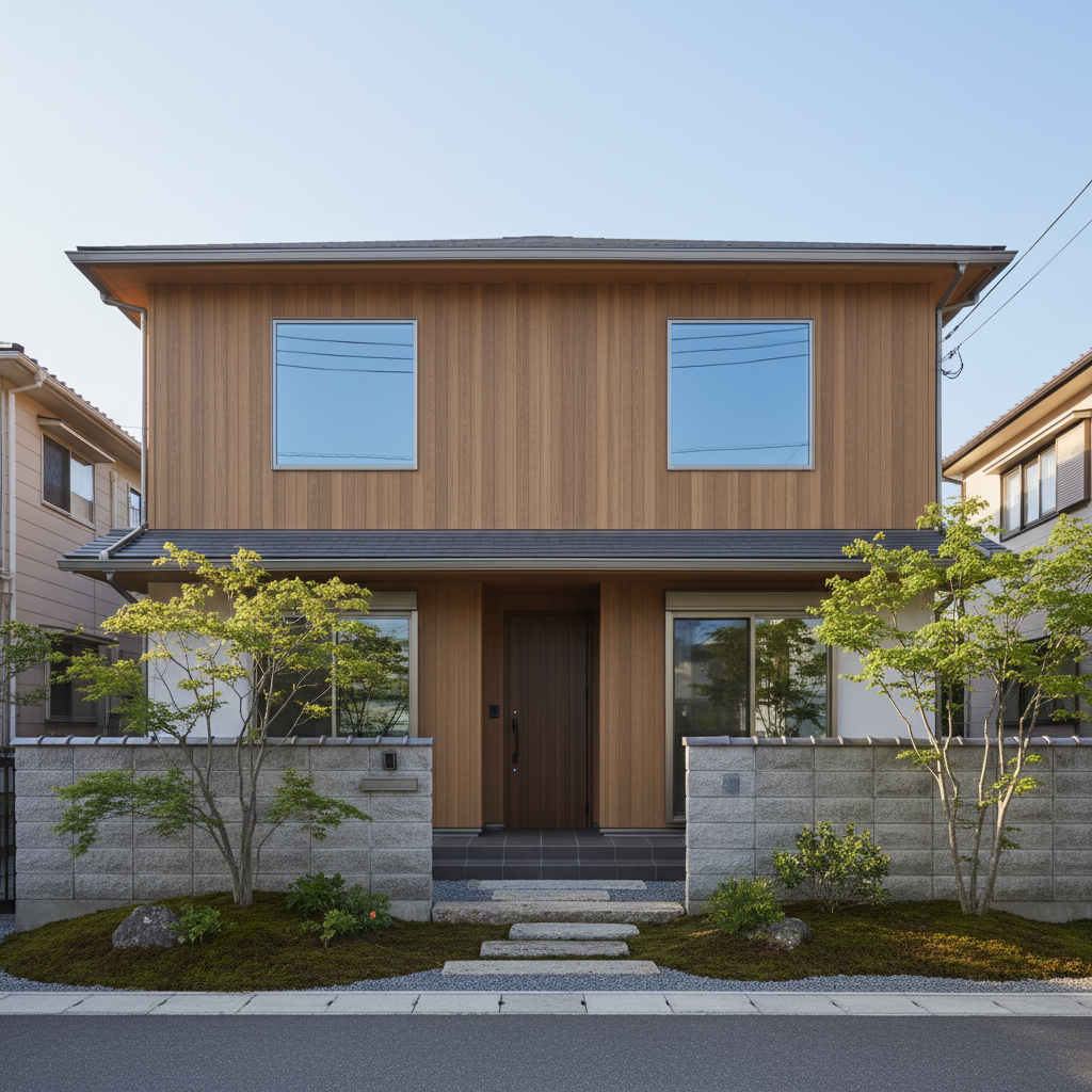 ZEH対応新築注文住宅の外観