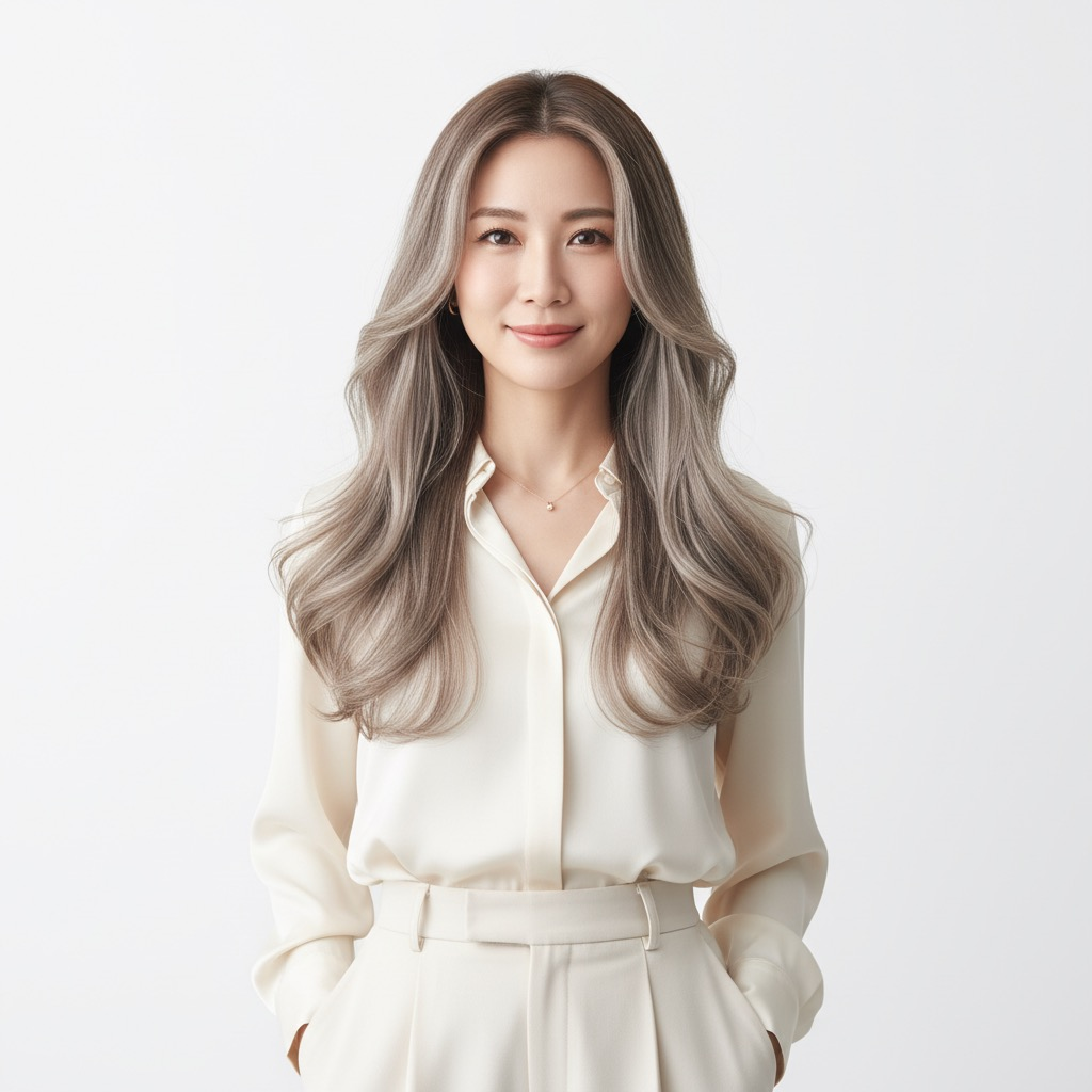 ハイライト×ベージュ